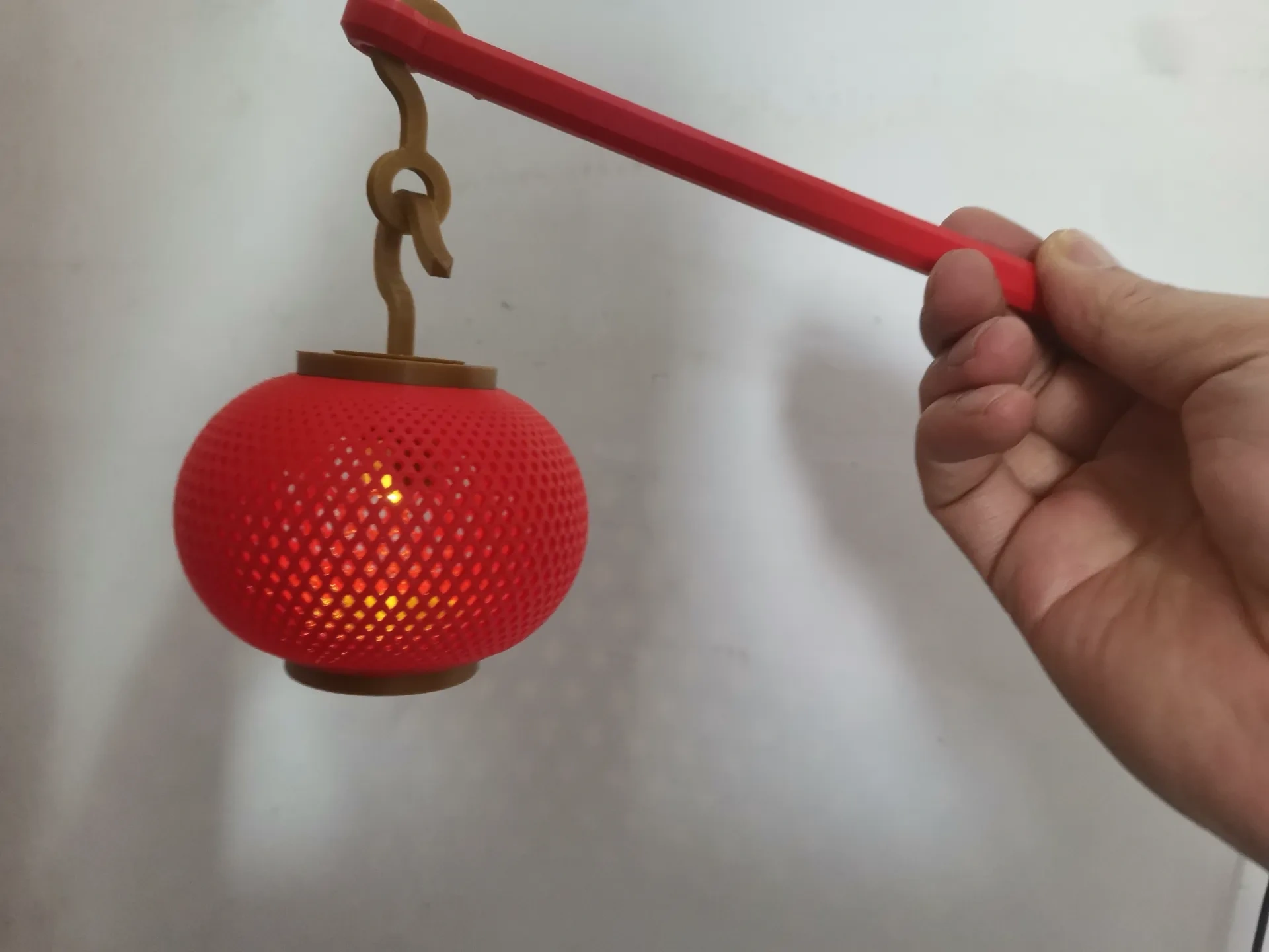 Miniatura 2 do modelo 3D 【“福”灯笼】春节气氛拉满——单灯笼版