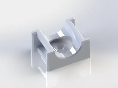 Screw-on cable holder
