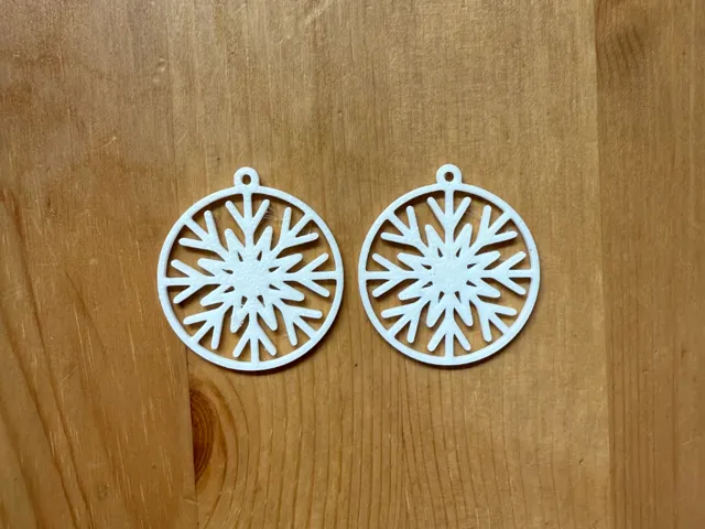 Snowflake Earrings