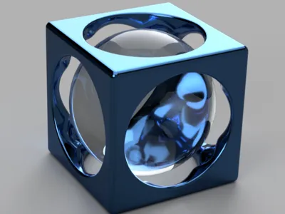 Impossible Cube big sphere fidget toy