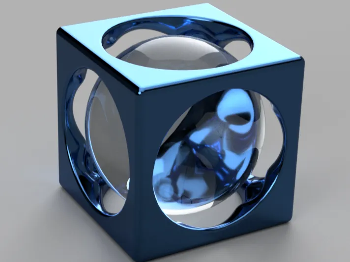 Impossible Cube big sphere fidget toy