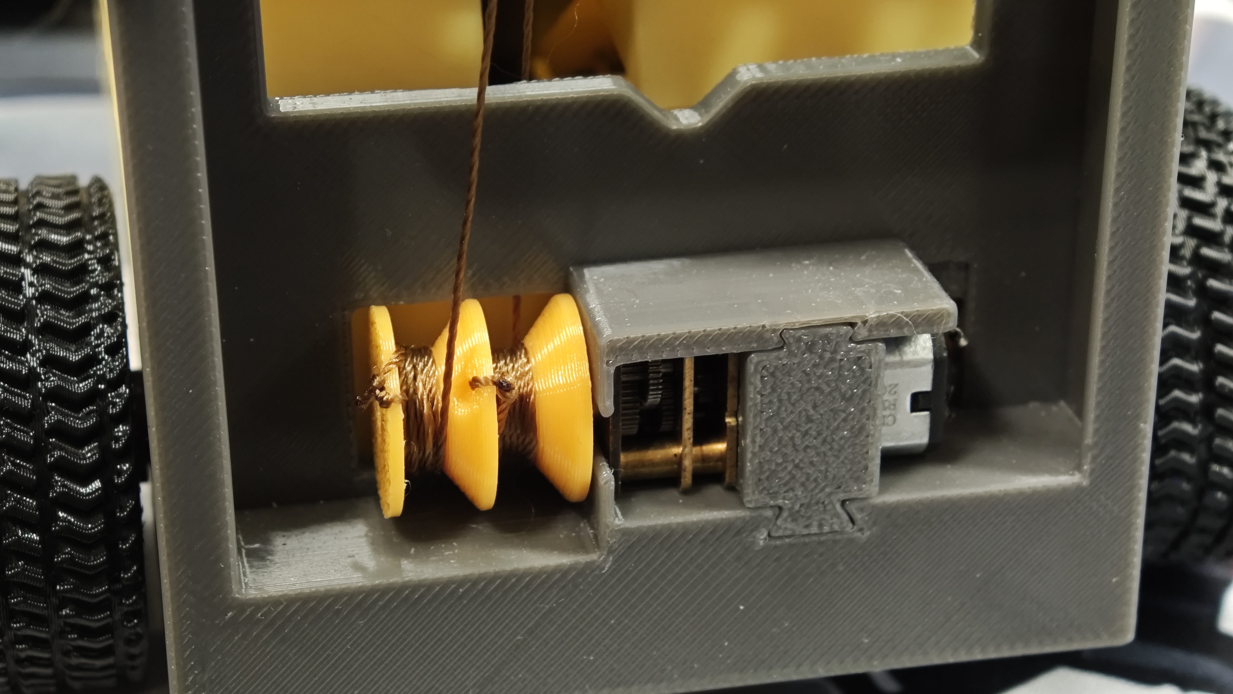 Miniatura 6 do modelo 3D 老款8通道全功能遥控叉车（履带差速款）A1mini可用