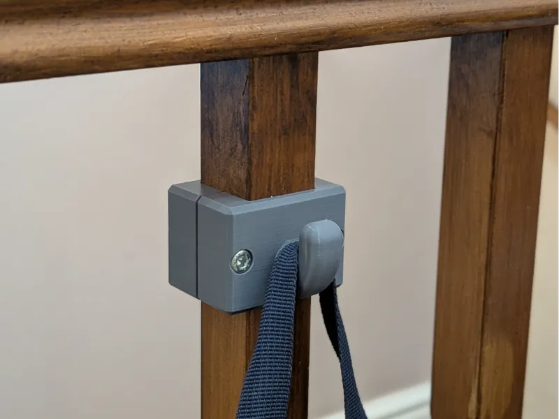 Stair spindle hook