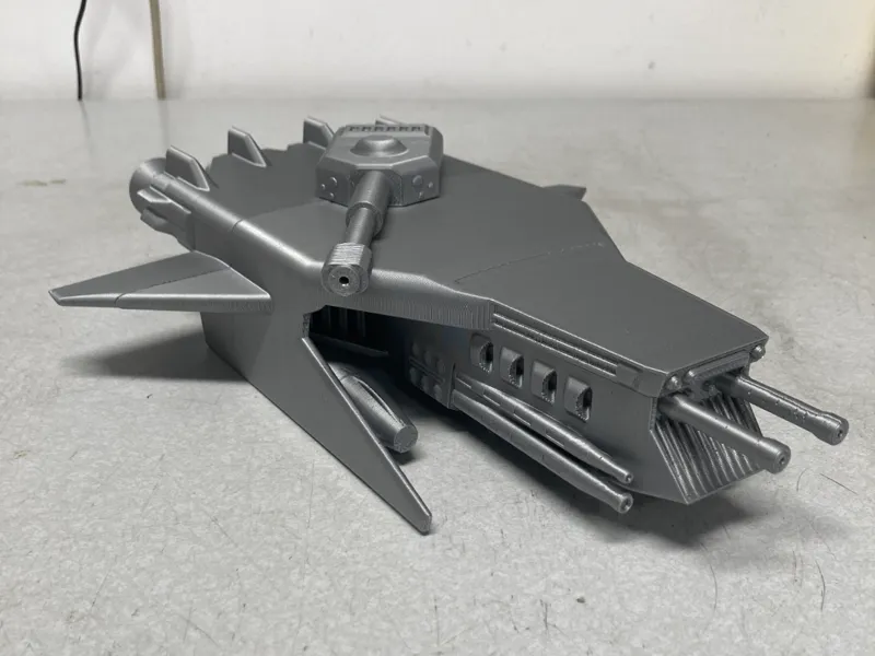 Space Tank | Spinning Cannon, Detaching Missiles 