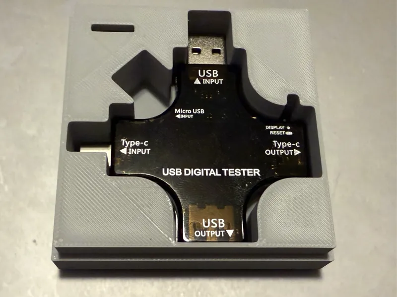 Revised USB Digital Tester Case with Mini USB slot