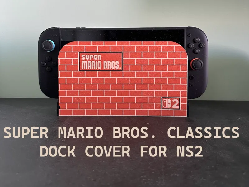 Super Mario Bros. Classics Dock Cover for NS2