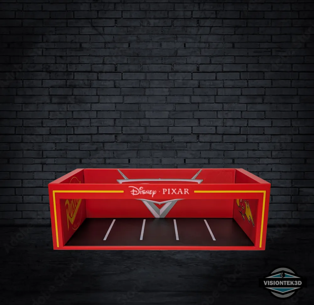 Disney Cars Rusteze 1:64 Garage Diorama - Free 3D Print Model - MakerWorld