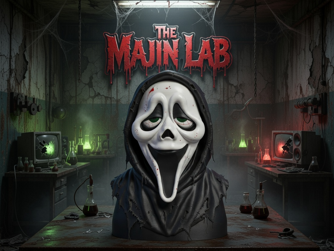 GhostFace Bust Stoned Edition AMS Ready 