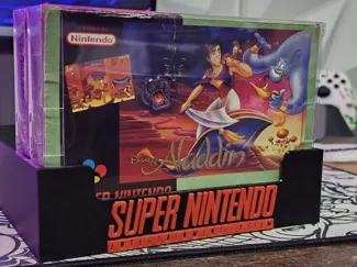 Super Nintendo  Tray Vitrinen Schuber 6XOVPs