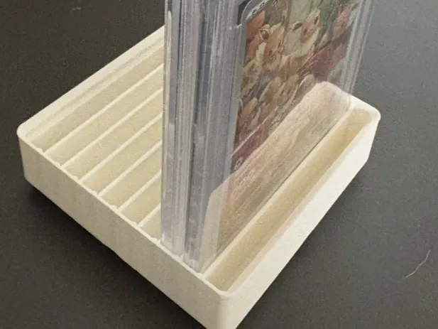 Gridfinity Trading card holder (graded/toploader)