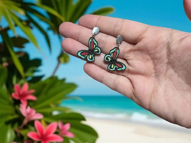 Pendientes mariposa pequeña