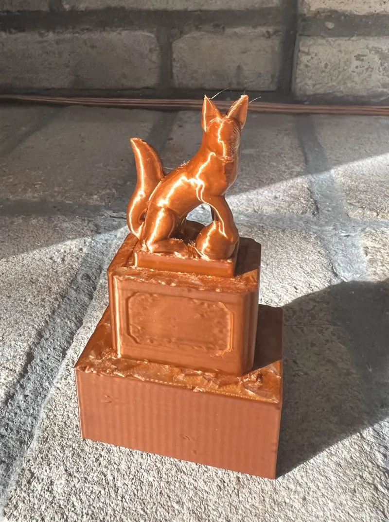 Fox Statue (photogrammetry)