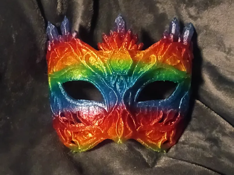 Crystal Root Mask / Wall Art