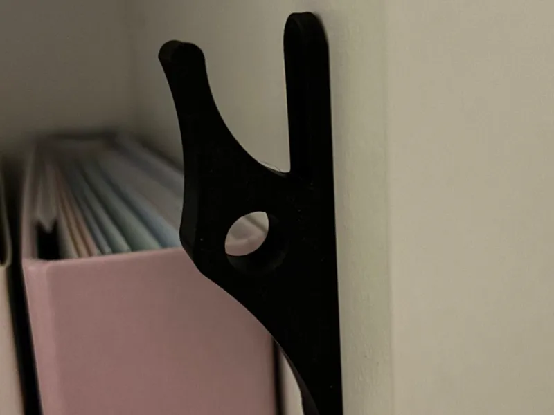 Ikea Billy shelf-pin hook (3,4 mm)