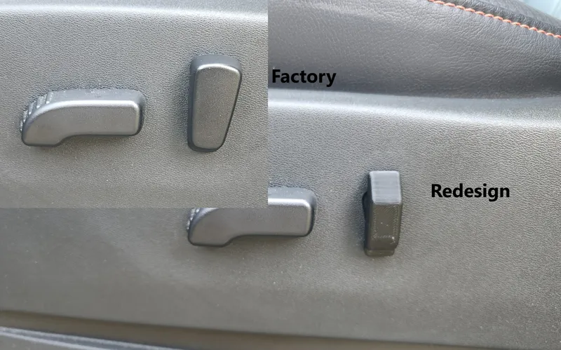 frontier seat button