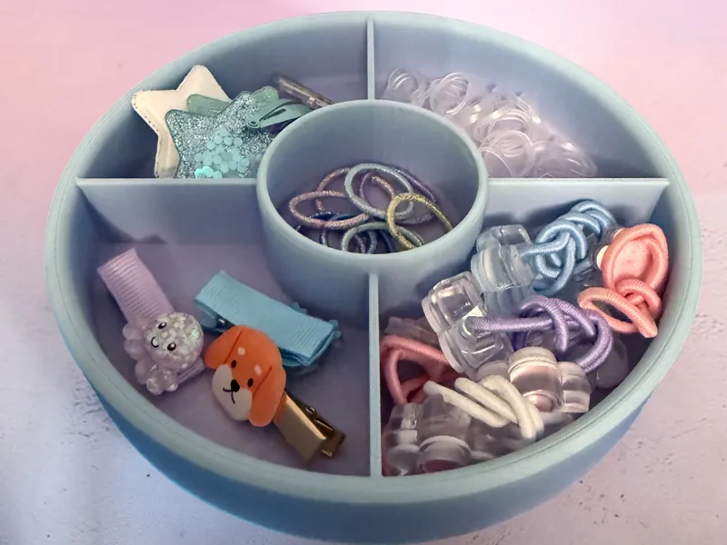 Trinket/Hair Accessory Dish with Compartments