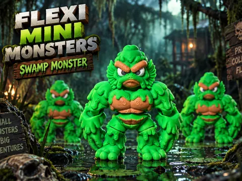 Flexi Mini Monsters: Swamp Monster