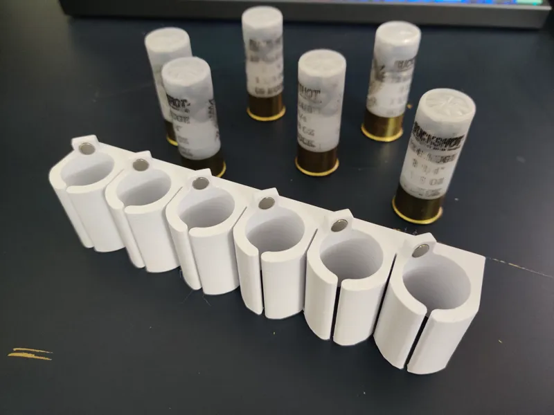 Magenetic Shotshell Holder or Clip 6x12G