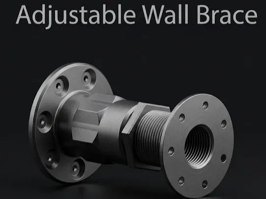 Wall Brace Anti-Wobble Adjustable Table Stabilizer