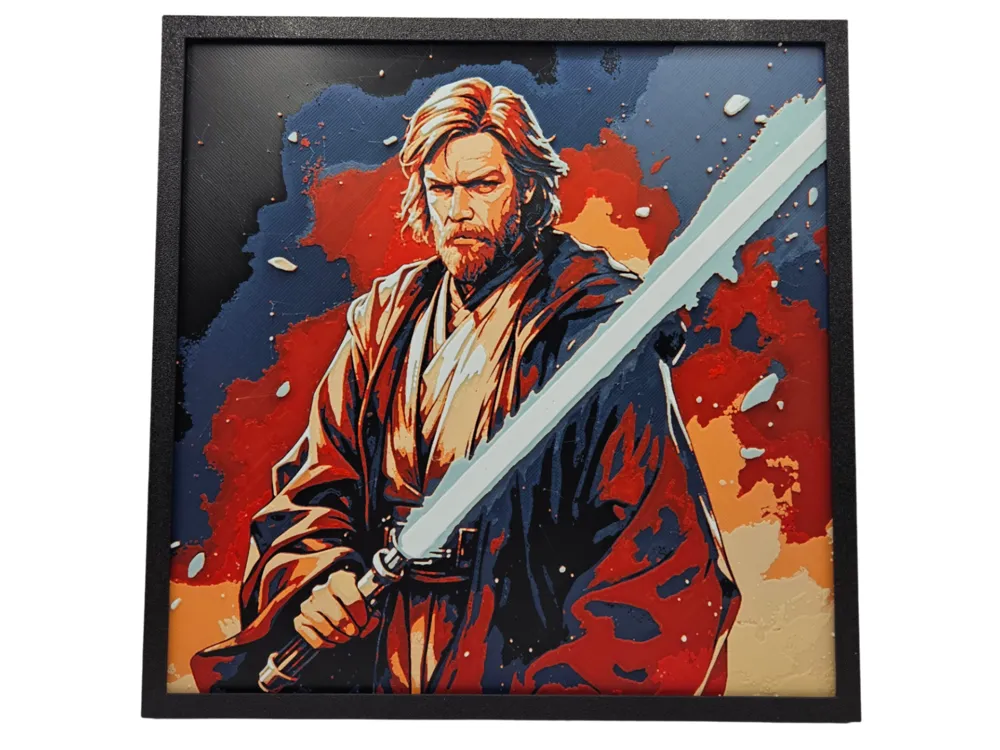 Obi-Wan Kenobi (Star Wars hueforge)