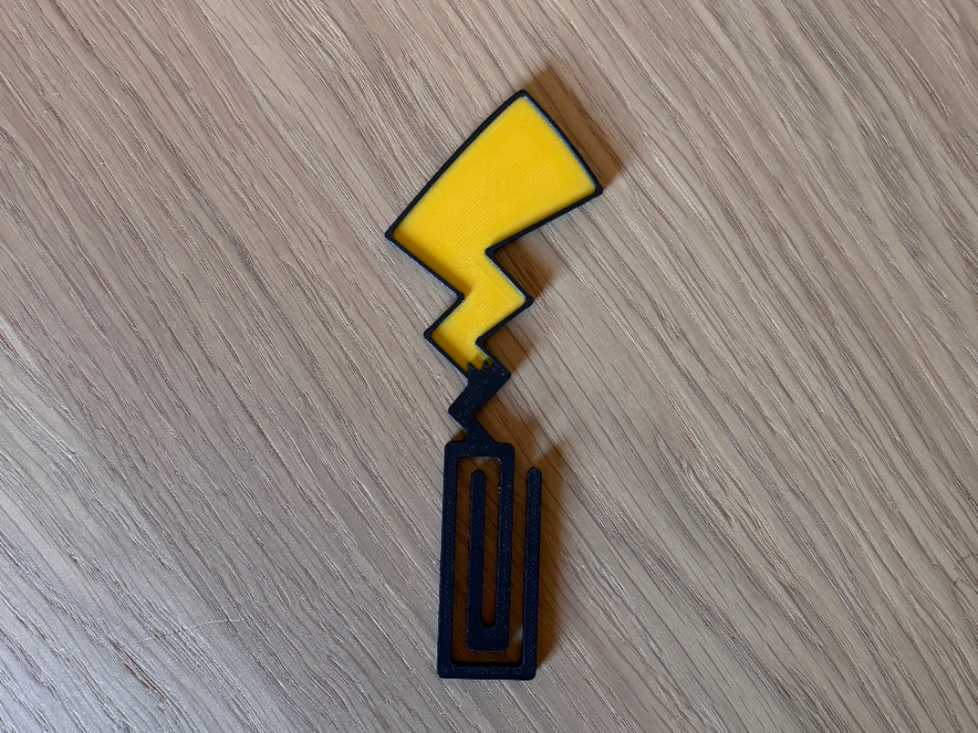 Pikachu Paper Clip (AMS / Multi-Color)