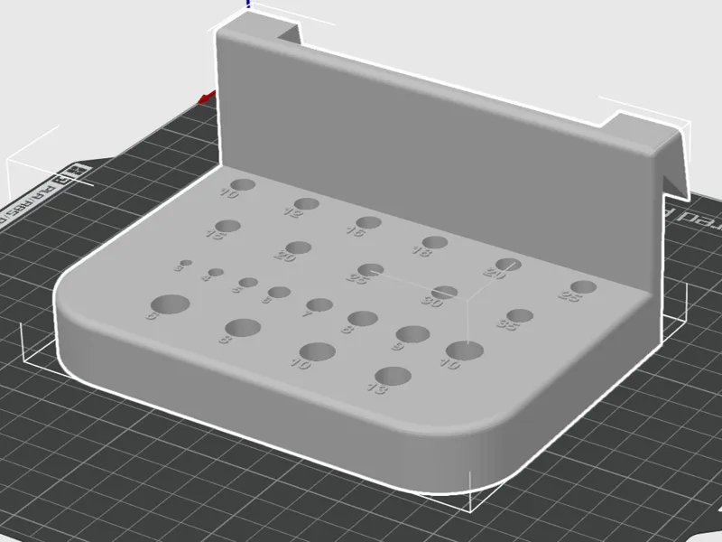 French Cleat - Holzbohrerorganizer