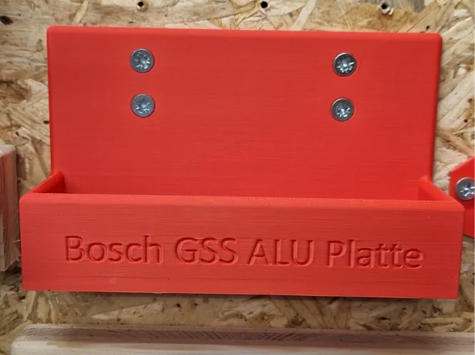 Bosch GSS 18V - 13 Halter für ALU Platte