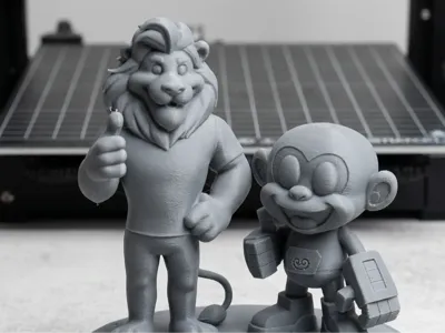 Proerd Lion and Megamind Mascot - Quantity
