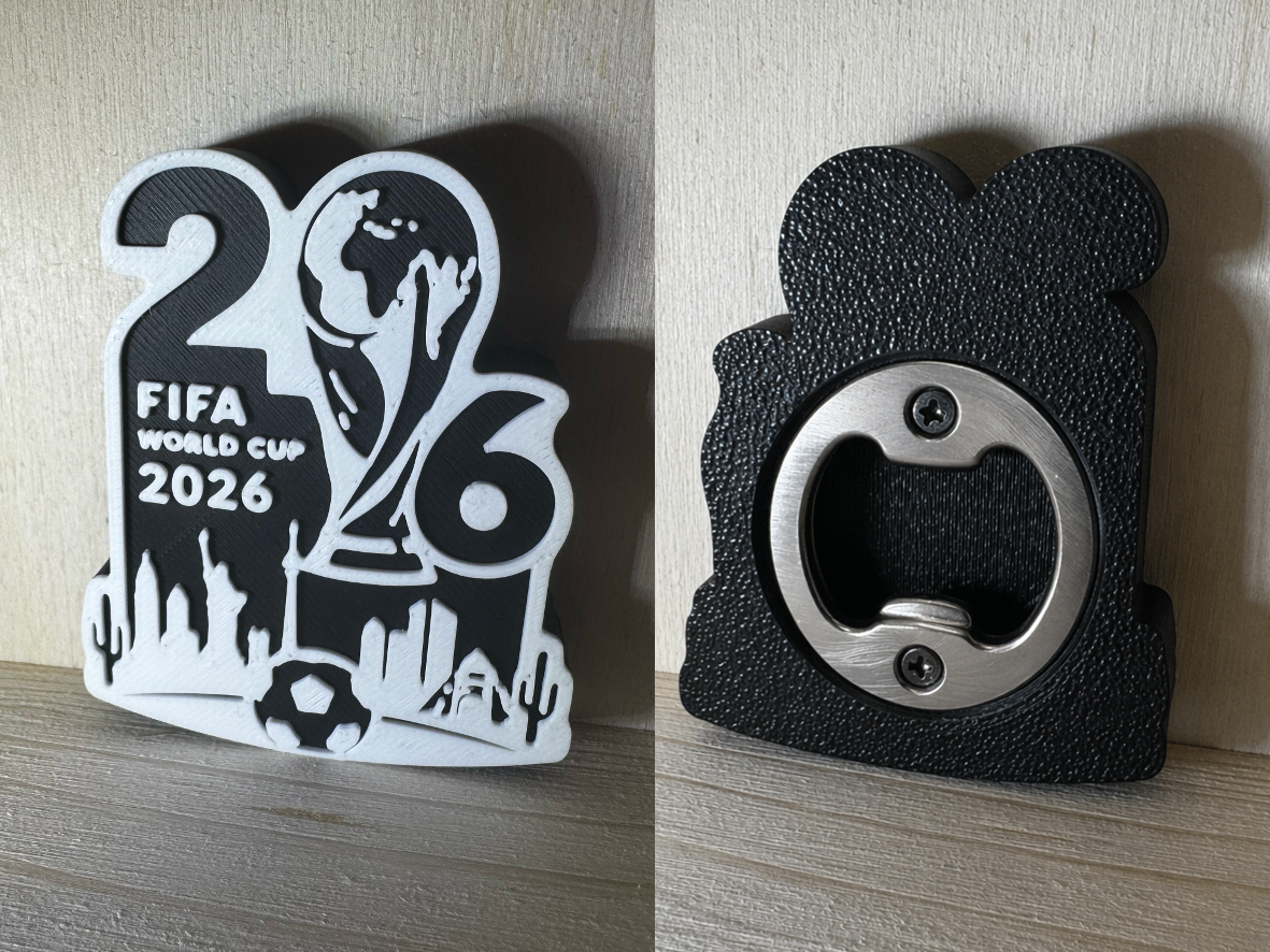 WorldCup 2026 Bottle Opener – 3D Printed Fan Edit.