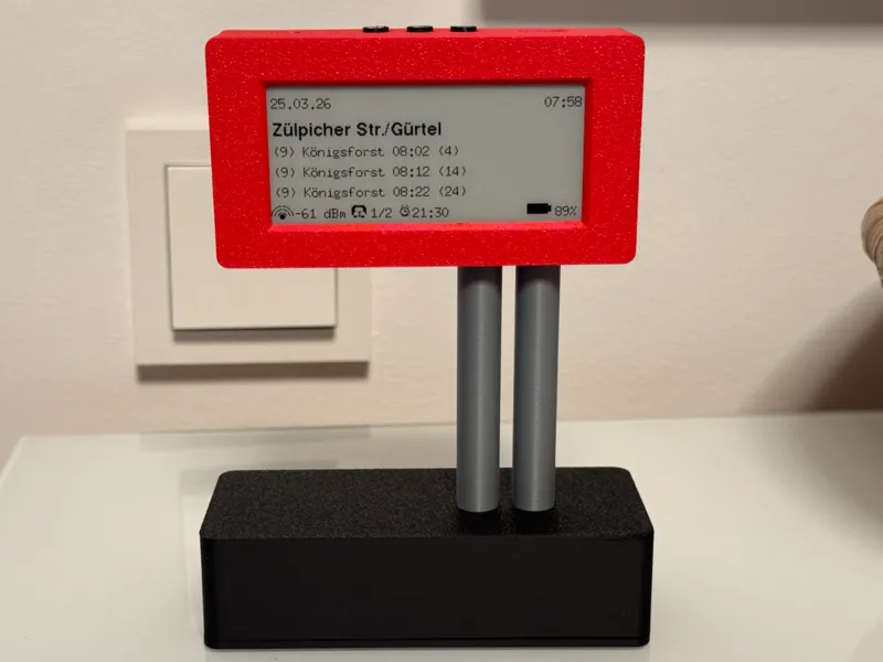 Mini Train/Bus Departure Monitor