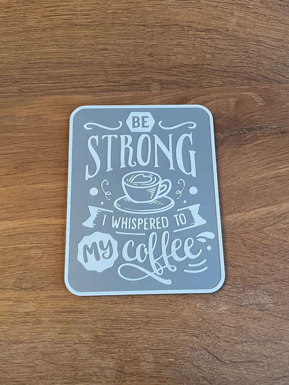 Coffee Machine Sign Fun Sign Coffee Sign / Kitchen decor / Funny / Strong by 3D Prints This Week ...