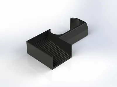 Anti-Stick Filament Deflector - Angled Poop Chute