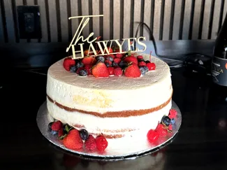 Elegant Custom Wedding Cake Topper 