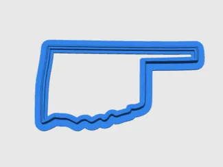 Oklahoma State Cookie Cutter