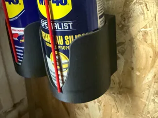support wd40, bombe peinture ou canette