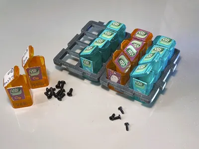 mini tic-tac box frame