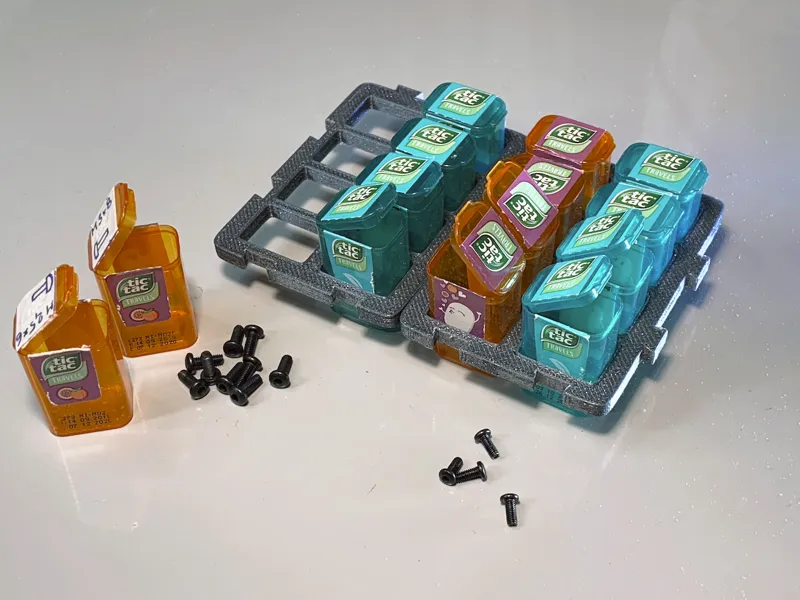mini tic-tac box frame
