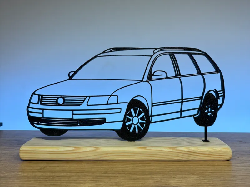 Volkswagen Passat B5 Wall Art / Silhouette