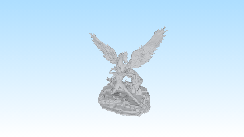 Miniatura 1 do modelo 3D CABALLERO PEGASO