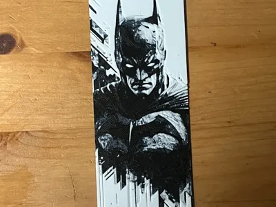 batman bookmark by Morganja MakerWorld: Download Free 3D Models