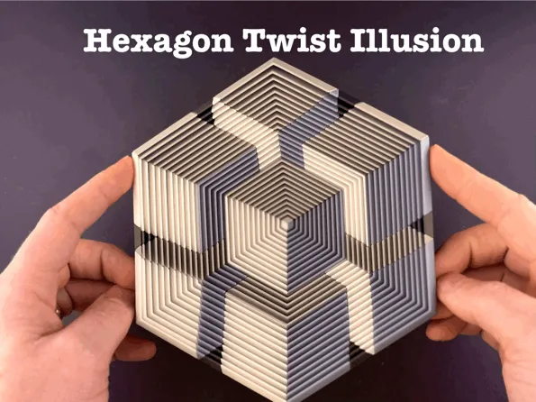 Hexagon Twist Illusion/Fidget 3