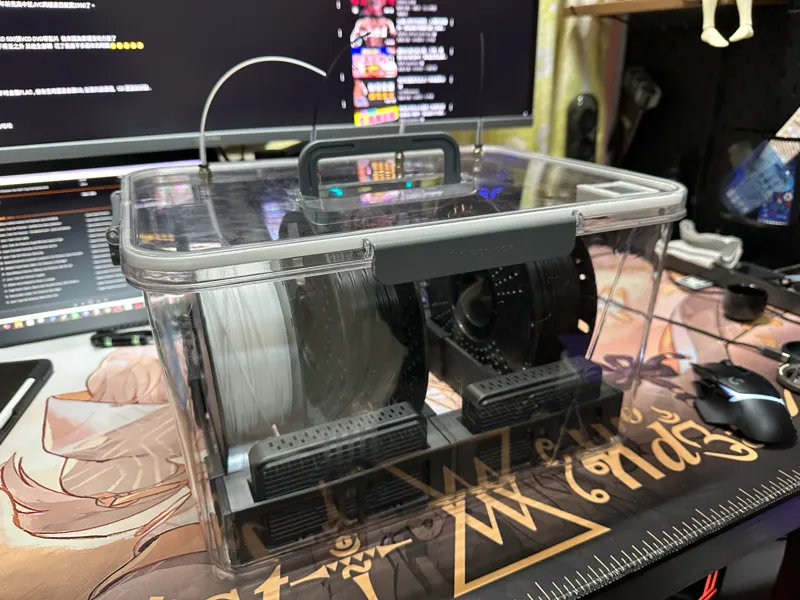 耗材防潮箱底座支架_結合JJC可再生吸濕卡（更換方便）_20L四盤位_一盤打印