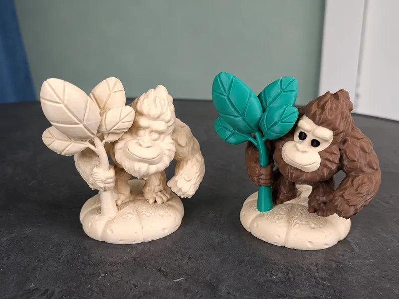 Cute Gorilla Figurine – Jungle Decoration