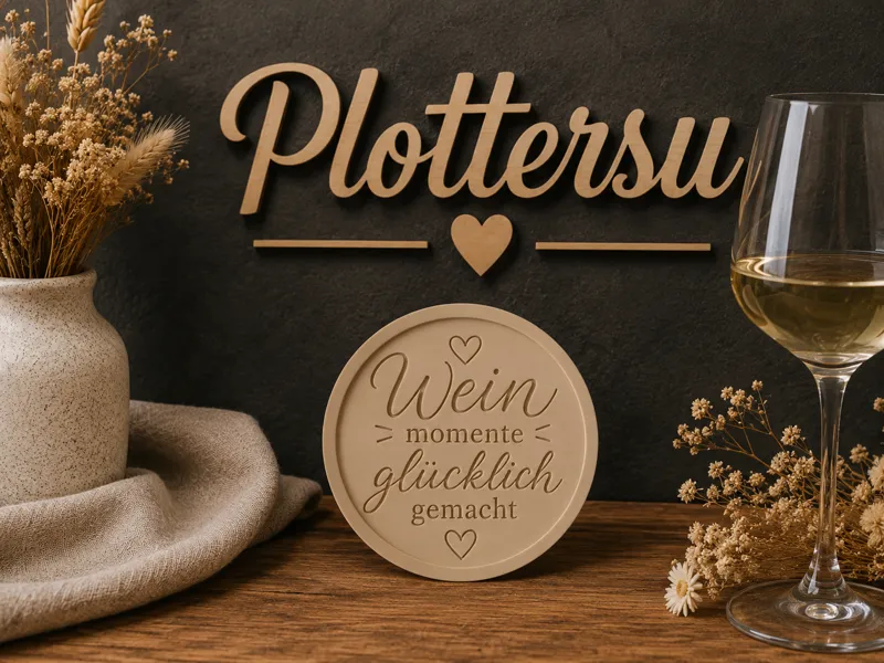 Weinmomente glücklich gemacht Untersetzer