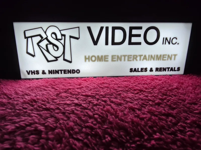 Clerks - RST Video Sign Lightbox