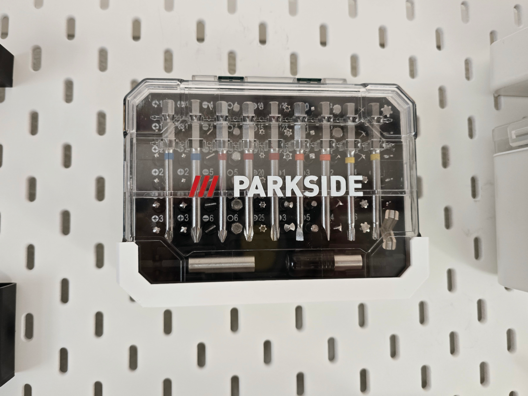 Ikea Skadis Parkside bit-set holder