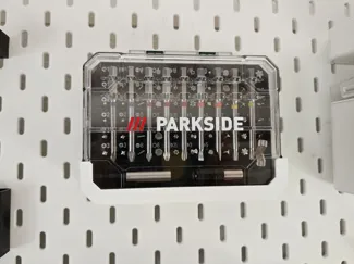 Ikea Skadis Parkside bit-set holder