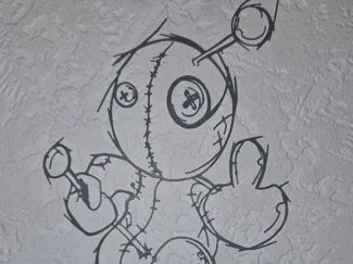 WooDoo Doll Wall Art