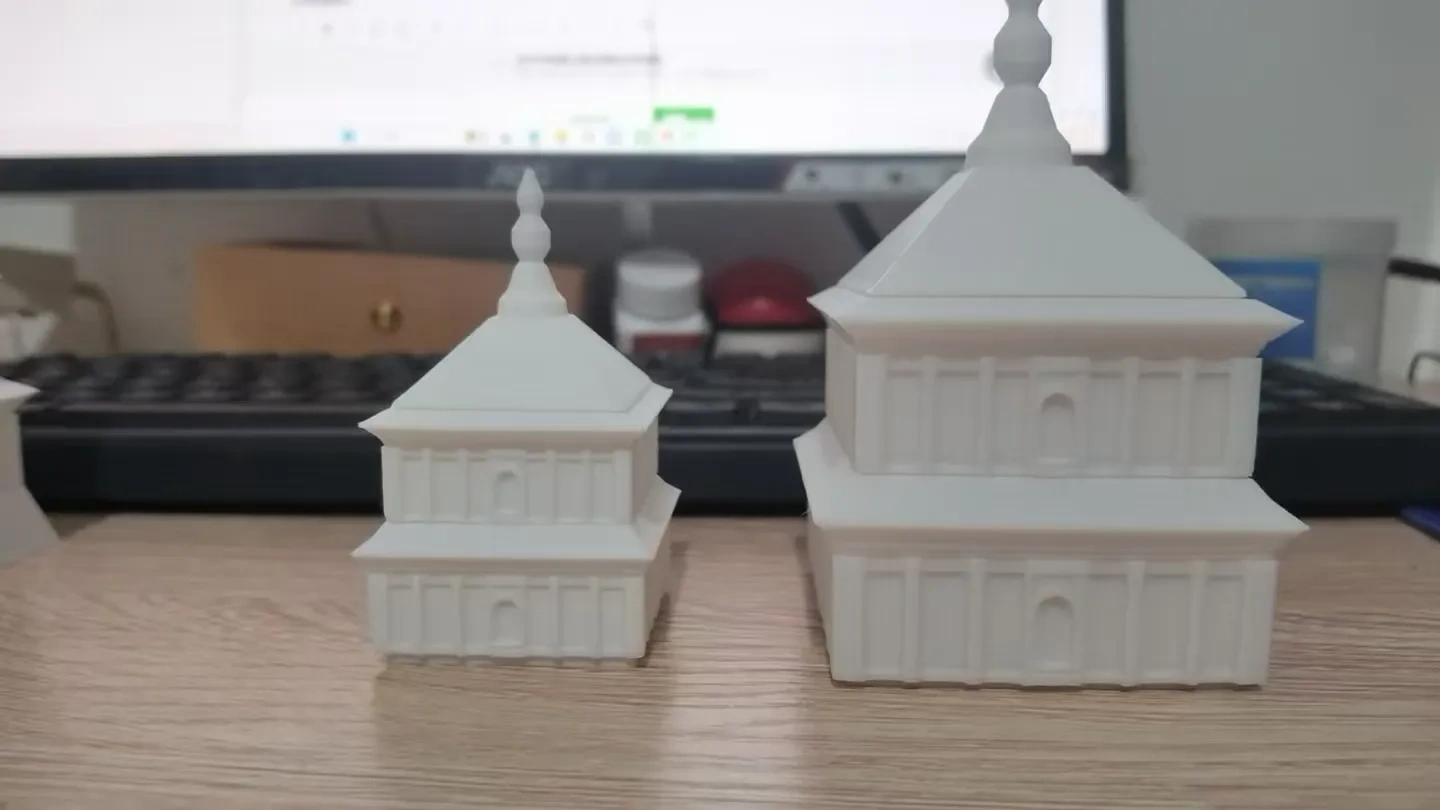 Miniatura 3 do modelo 3D 大雁塔收纳盒