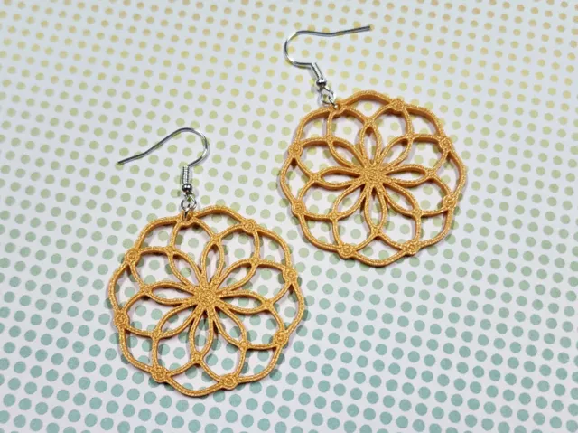 Sacred Geometry Earrings 04, No AMS, Quick Print